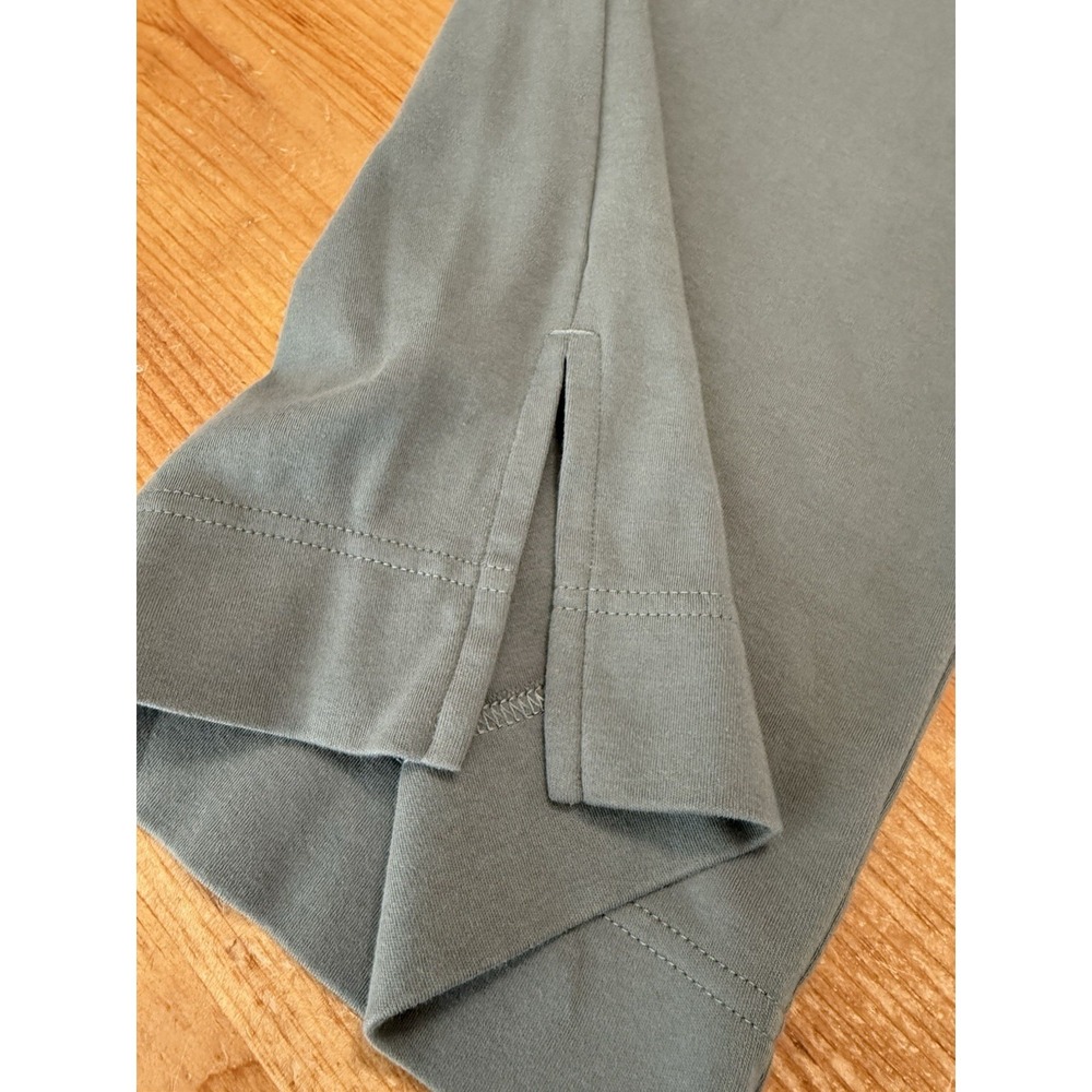 Pact Women's Airplane Wide Leg Pant Castor Green 26" Inseam Cropped Size Large - Picture 5 of 8